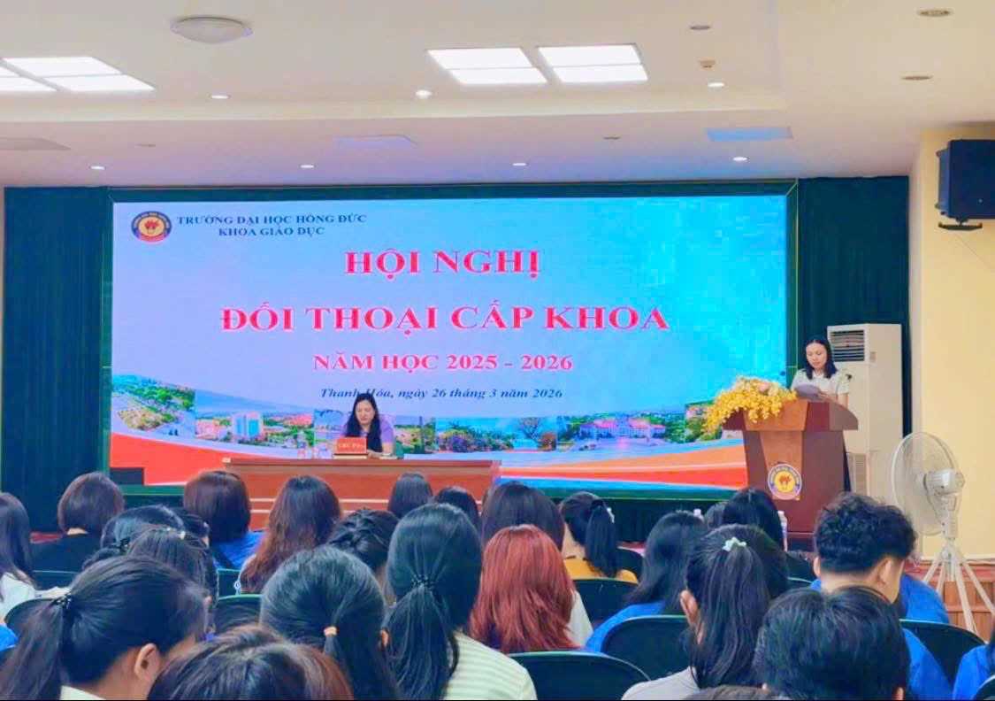 Hội nghị đối thoại sinh viên cấp Khoa năm học 2025–2026